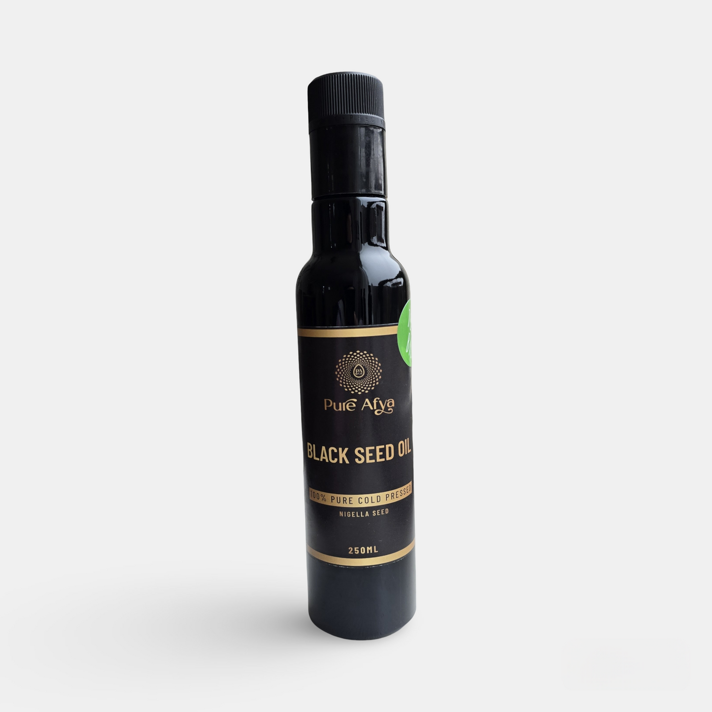100% Cold-Pressed Organic Blackseed Oil In MIRON-glas Bottle