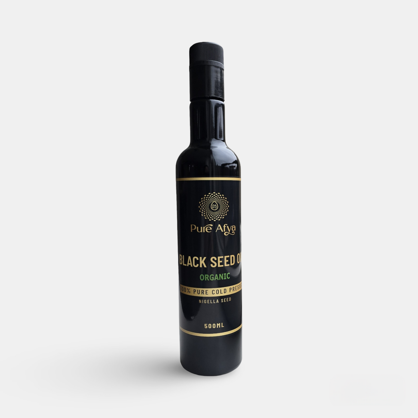 100% Cold-Pressed Organic Blackseed Oil In MIRON-glas Bottle