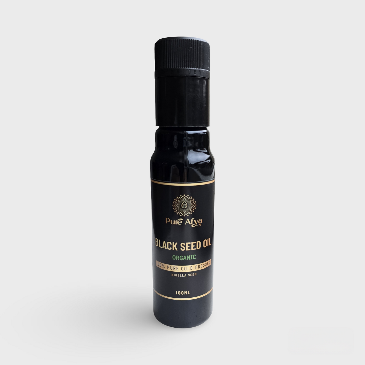 100% Cold-Pressed Organic Blackseed Oil In MIRON-glas Bottle