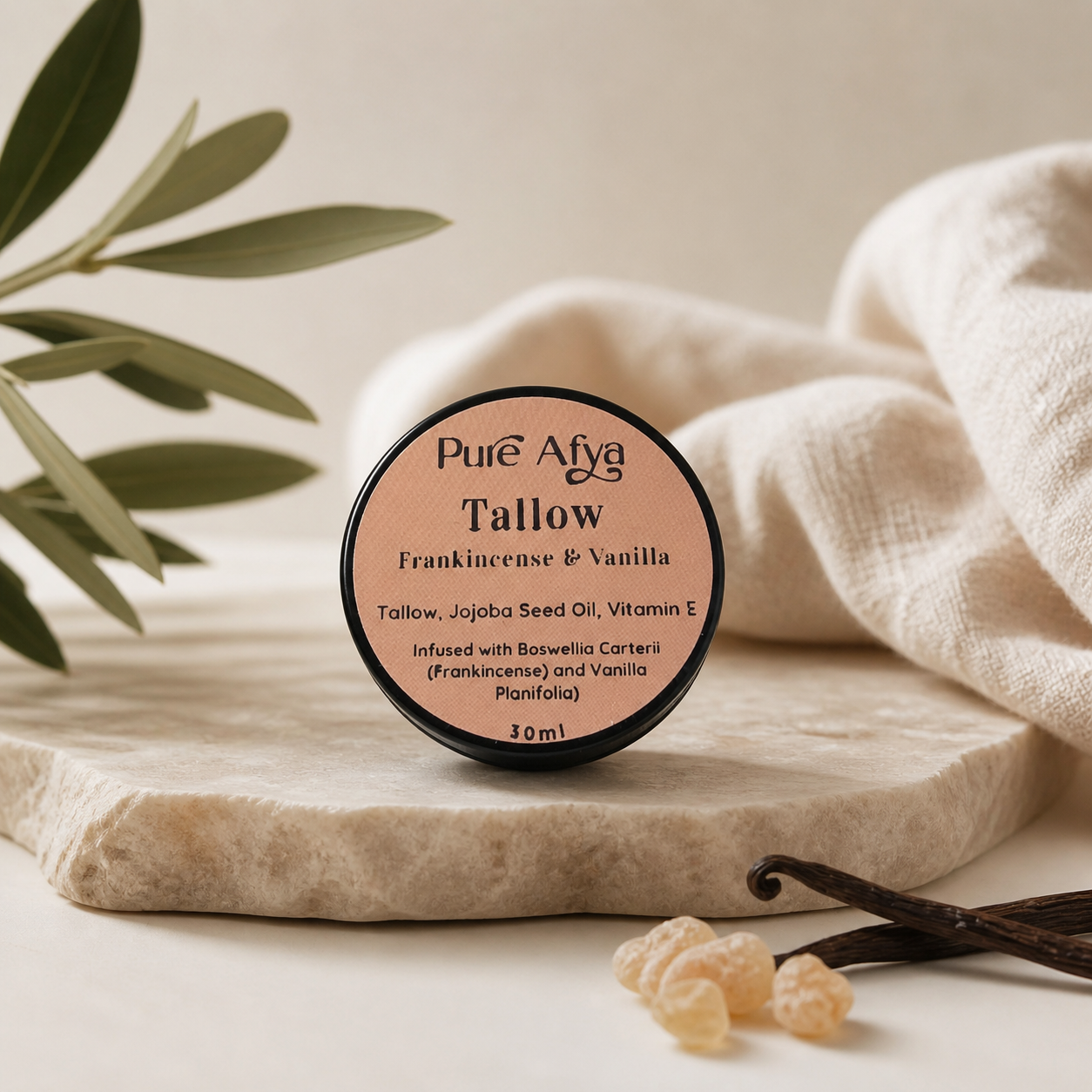 Frankincense & Vanilla Tallow Cream
