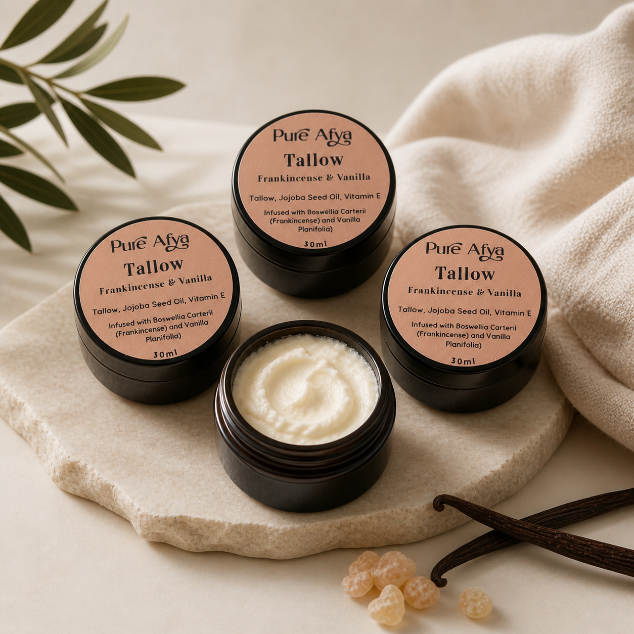 Frankincense & Vanilla Tallow Cream