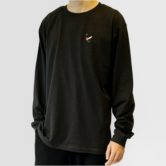 Long sleeves cotton tee